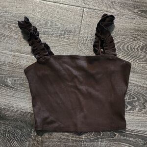 Sunday Best Ruffle Strap Tank Top